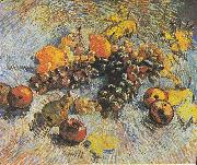 Vincent Van Gogh Still Life with Grapes, apples, lemons and pear Sweden oil painting artist